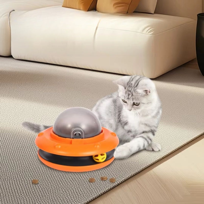 Brinquedo Interativo com Petiscos – Alimentador Automático para Pets Ansiosos