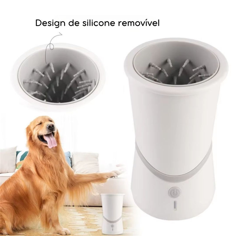 Limpador Automático de Patas |Portátil, Recarregável via USB