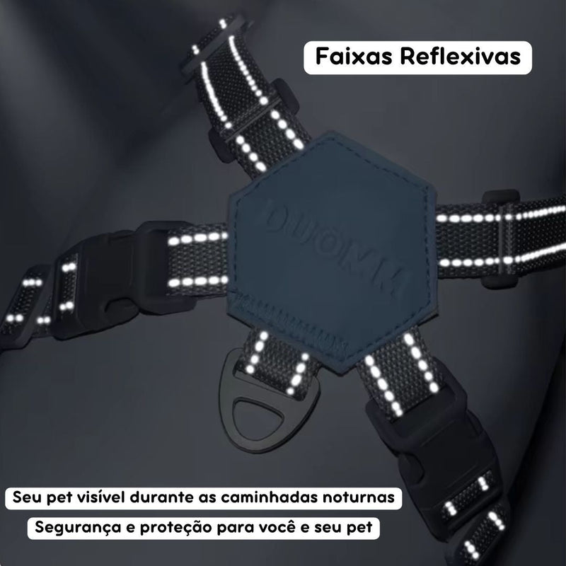 Colete Peitoral Reflexivo Ajustável – Segurança em Passeios Noturnos