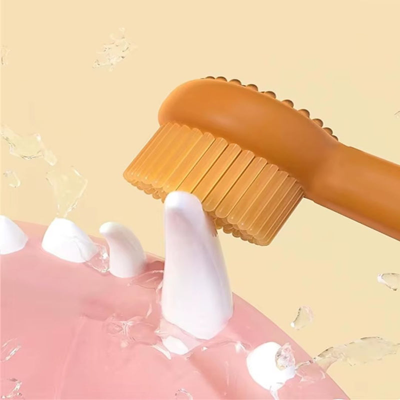 Escova Dental de Silicone para Pets – Limpeza Suave e Eficiente para a Saúde Bucal