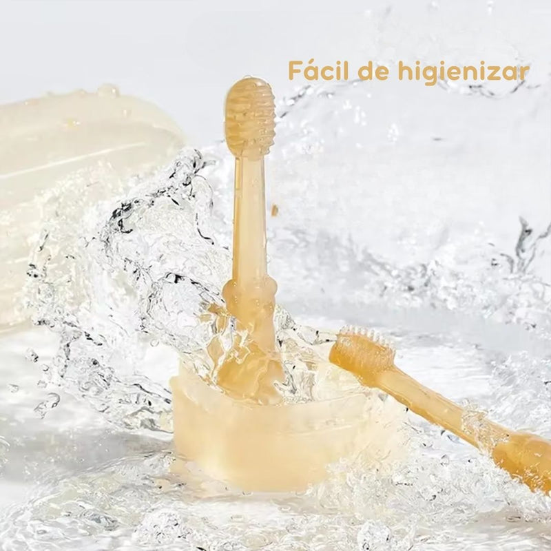Escova Dental de Silicone para Pets – Limpeza Suave e Eficiente para a Saúde Bucal