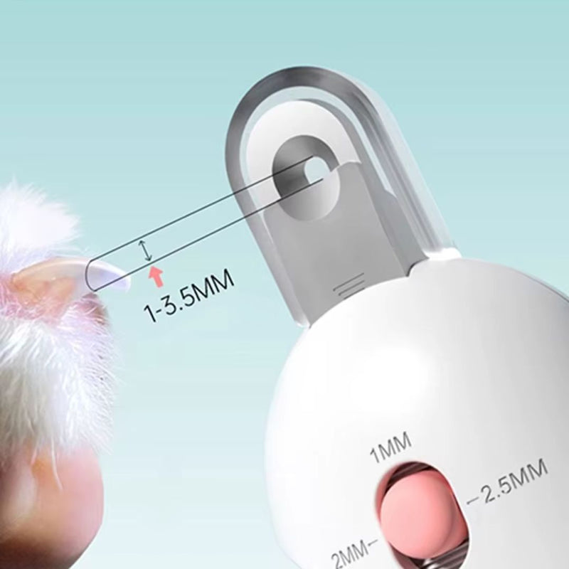 Aparador de Unhas Pet com LED e Coletor – Corte Seguro e Preciso
