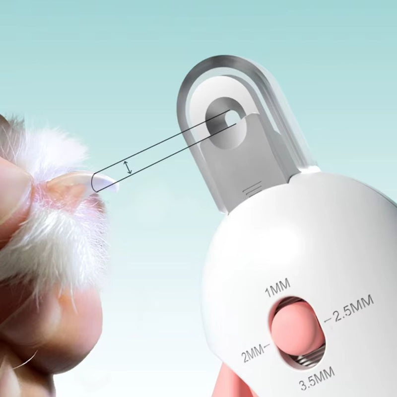 Aparador de Unhas Pet com LED e Coletor – Corte Seguro e Preciso