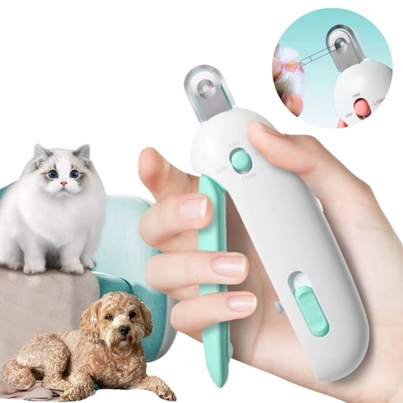 Aparador de Unhas Pet com LED e Coletor – Corte Seguro e Preciso