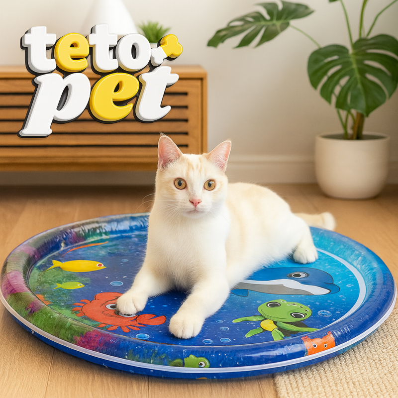 Tapete Splash Pet - Diversão refrescante para gatos e cães