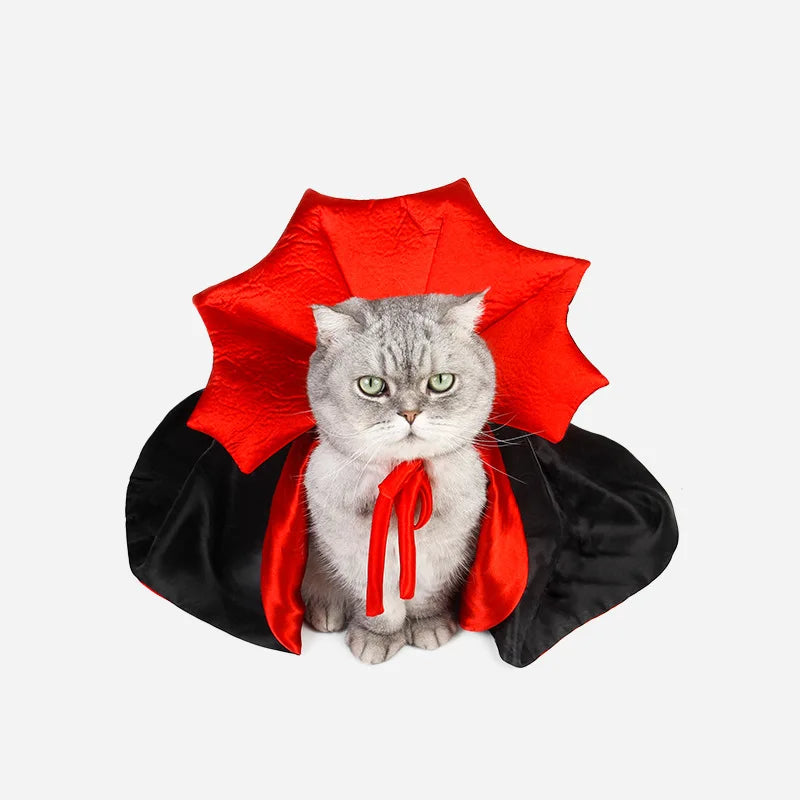Fantasia Capa de Vampiro para Pets – Com Ajuste Fácil