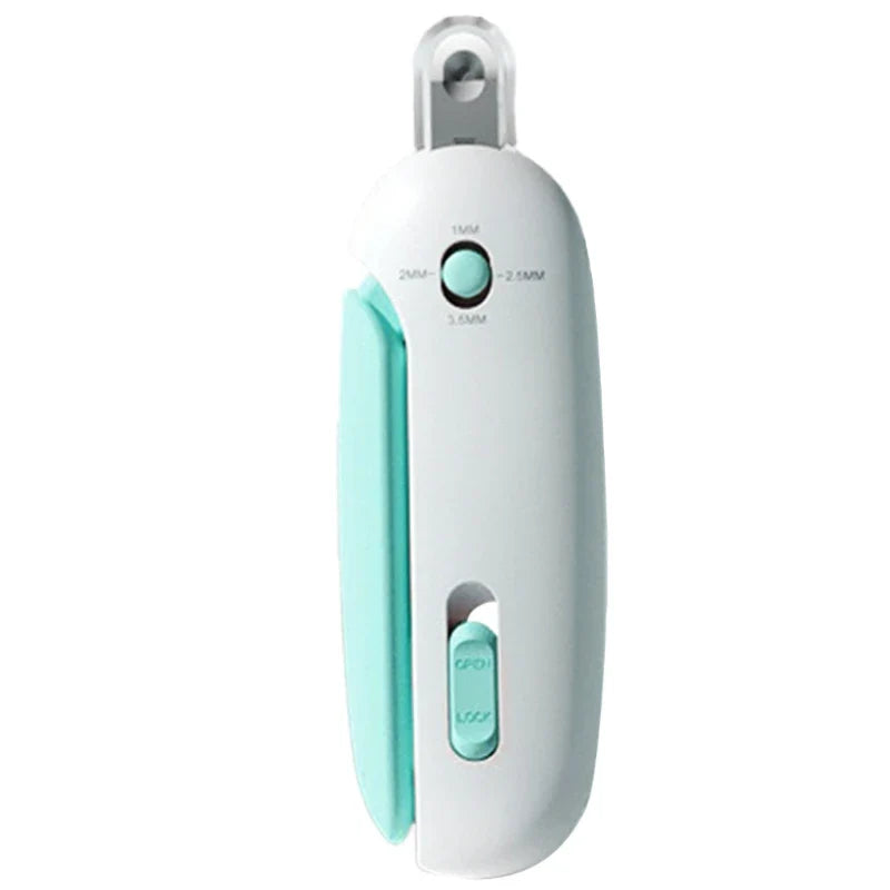 Aparador de Unhas Pet com LED e Coletor – Corte Seguro e Preciso