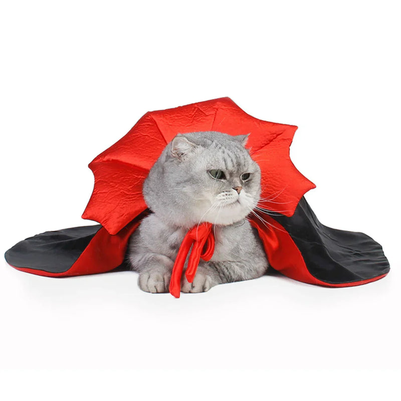 Fantasia Capa de Vampiro para Pets – Com Ajuste Fácil
