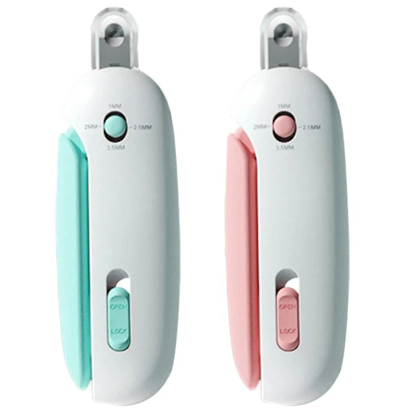 Aparador de Unhas Pet com LED e Coletor – Corte Seguro e Preciso