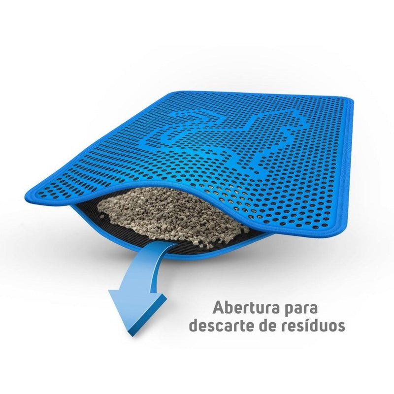 Tapete Higiênico Coletor de Areia para Gatos – Limpeza e Conforto